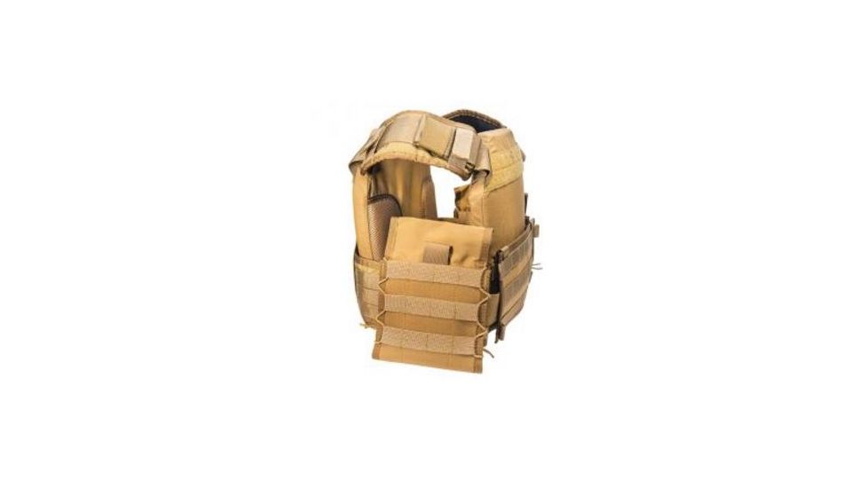 High Speed Gear HSGI Adjustable Side Plate Pouch, Coyote Brown 40SP00CB
