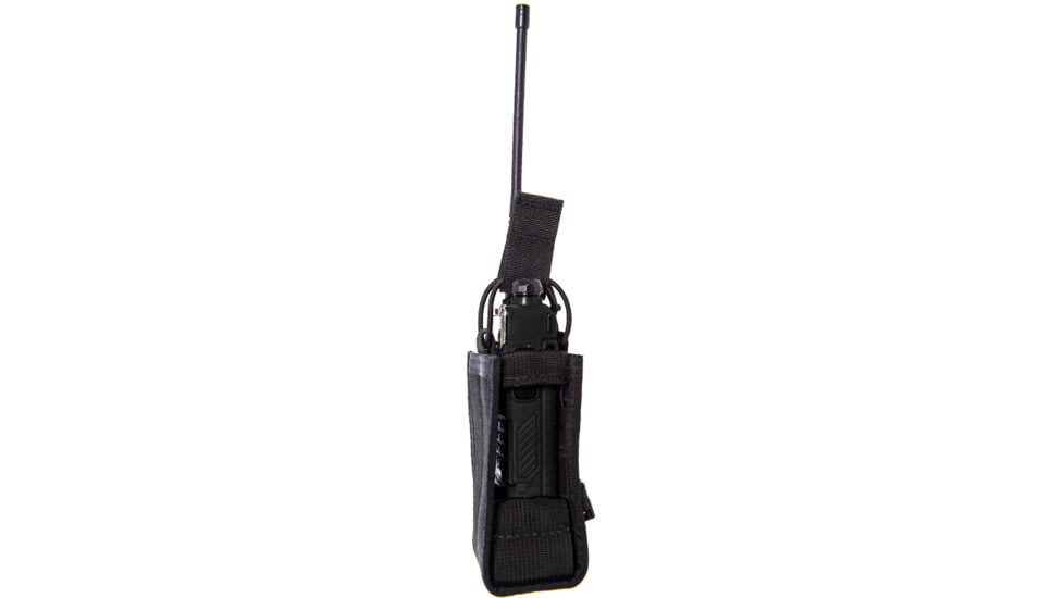 High Speed Gear Duty Mini M.A.C. TACO - Radio Holder, APX 6000/7000/8000, Black, 3&quot;L x 2&quot;W x 4.75&quot;H, 41MA01BK