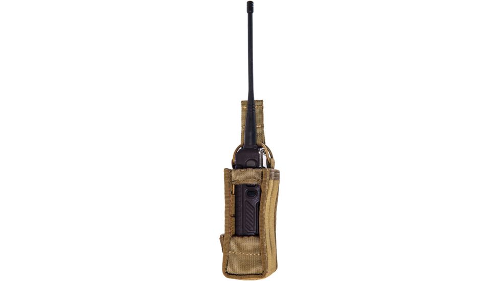 High Speed Gear Duty Mini M.A.C. TACO - Radio Holder, APX 6000/7000/8000, Coyote Brown, 3&quot;L x 2&quot;W x 4.75&quot;H, 41MA01CB