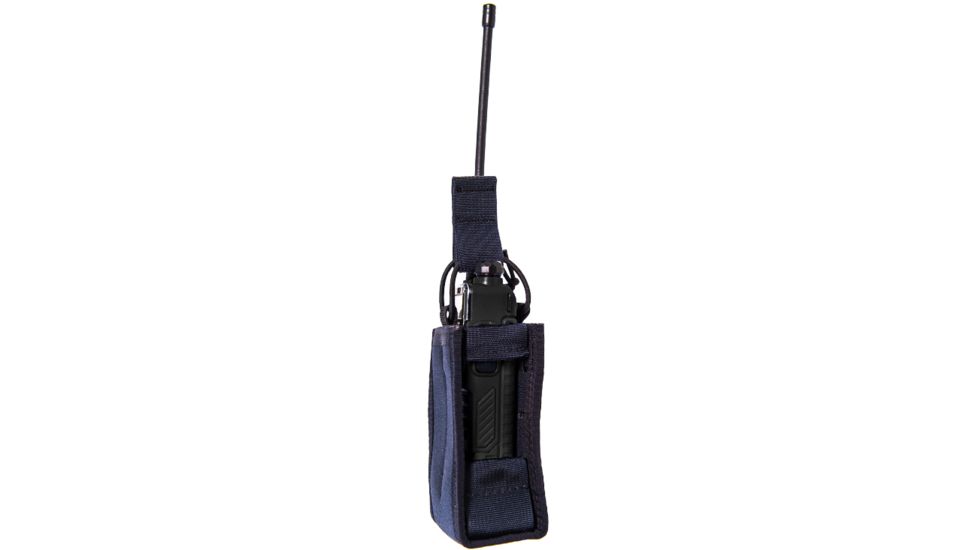High Speed Gear Duty Mini M.A.C. TACO - Radio Holder, APX 6000/7000/8000, LE Blue, 3&quot;L x 2&quot;W x 4.75&quot;H, 41MA01LE