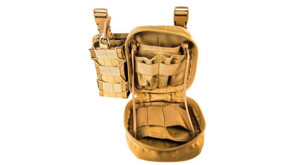 High Speed Gear First Responder Combo Mini EOD V2 and M.A.C. Radio Pouch, Coyote Brown 98FRC0CB
