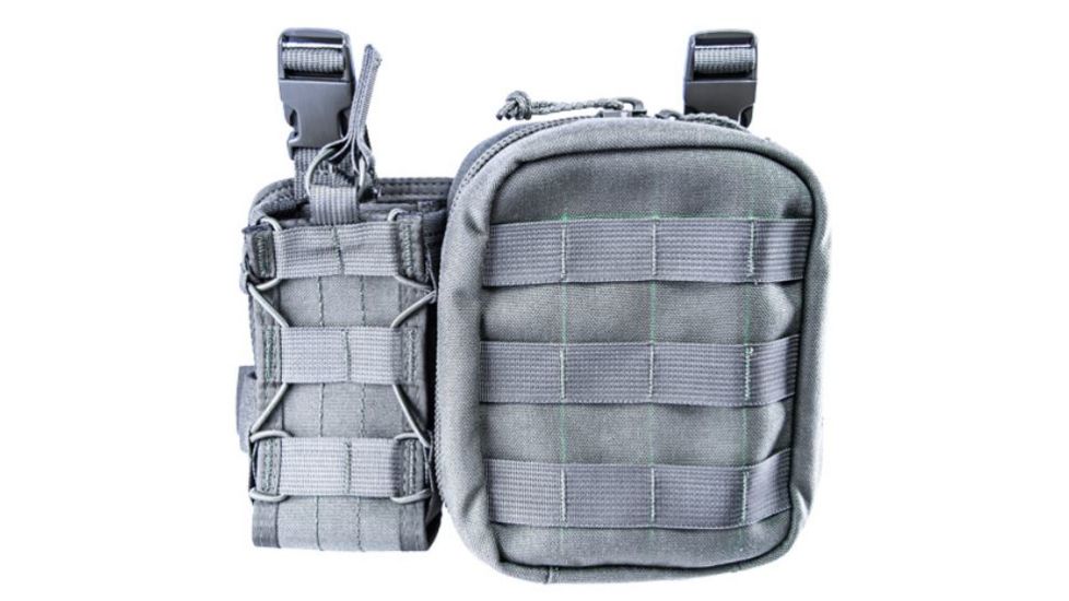 High Speed Gear First Responder Combo Mini EOD V2 and M.A.C. Radio Pouch, Wolf Gray 98FRC0WG