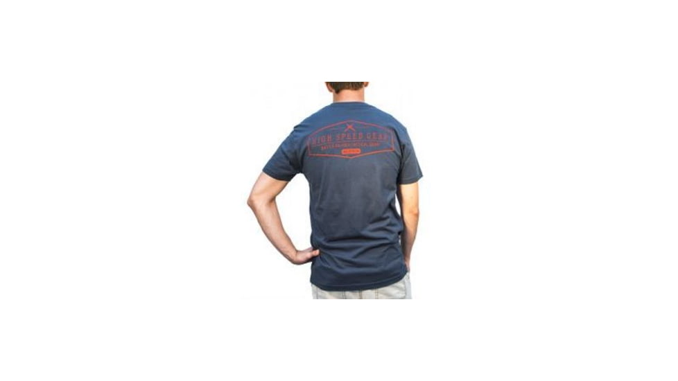 High Speed Gear HSGI Short Sleve T-Shirt 2015, Unisex, Faded Navy, 2XL 90SH04BL