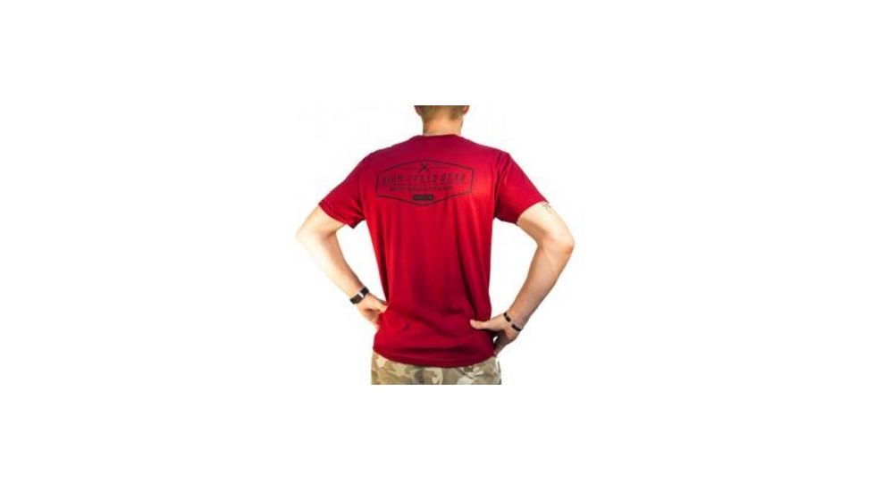 High Speed Gear HSGI Short Sleve T-Shirt 2015, Unisex, Cardinal, Small 90SH00RD