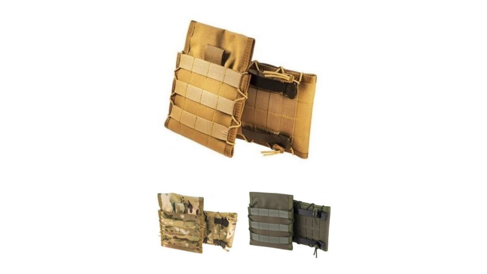 High Speed Gear HSGI Adjustable Side Plate Pouch, Coyote Brown, MultiCam, OD Green