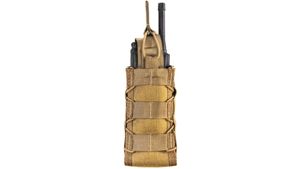 High Speed Gear HSGI Radio Pop-Up Taco MOLLE Pouch, Coyote Brown, 11RD00CB