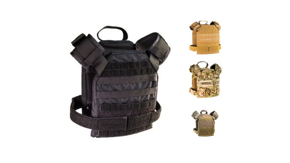 High Speed Gear HSGI Slick Plate Carrier Bravo, Black, Coyote Brown, MultiCam, Olive Drab