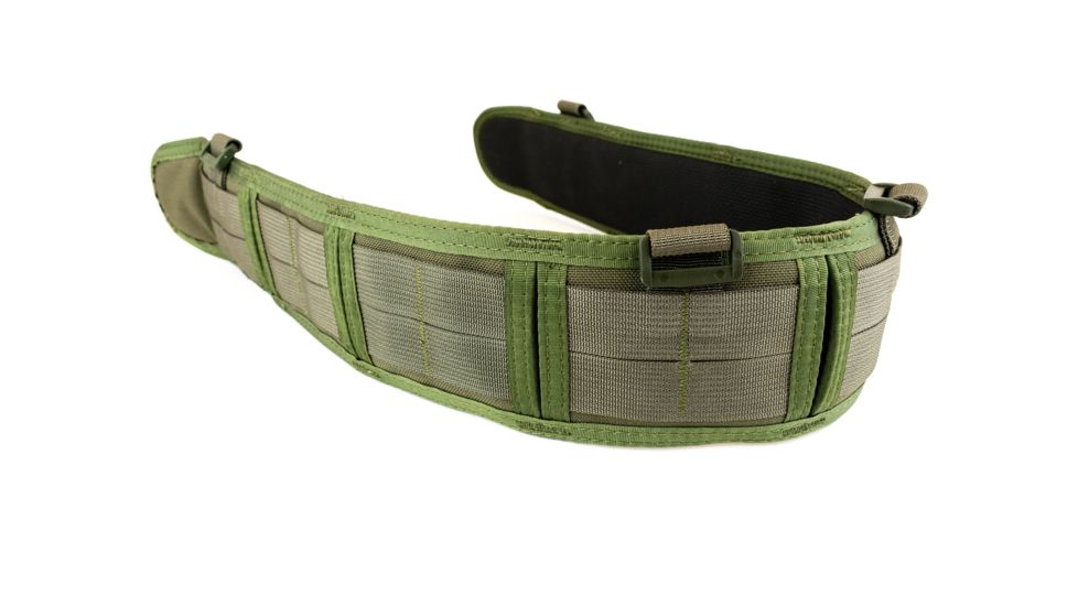 High Speed Gear HSGI Slim Grip Padded Belt Slotted, Medium, Olive Drab, 33SPB1OD