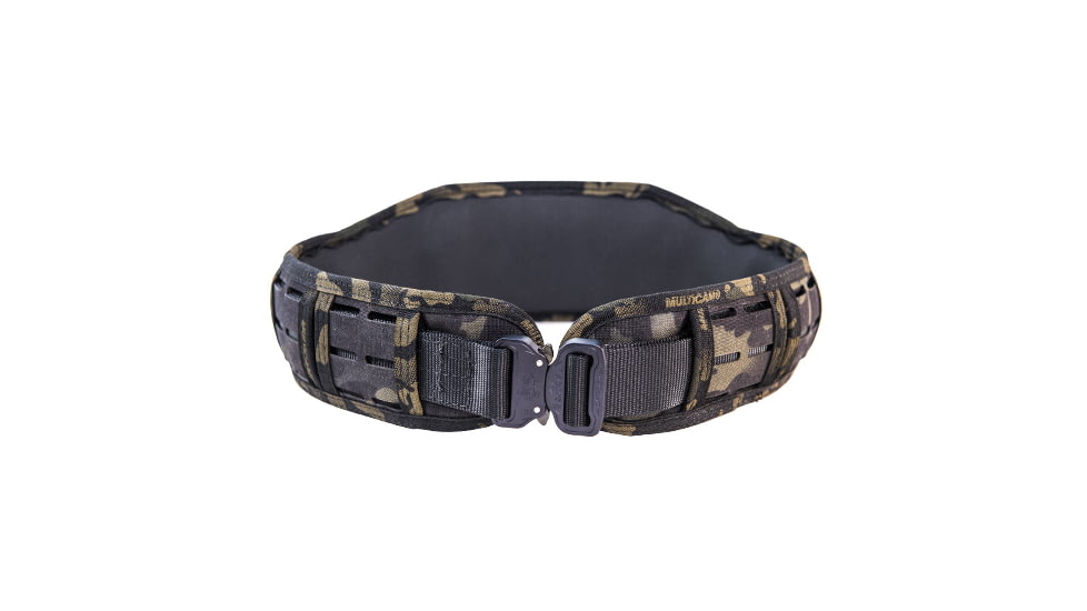 High Speed Gear LASER Slim Grip Padded Belt, SLOTTED, XL, MultiCam BK, X Large, 33SLB3MB