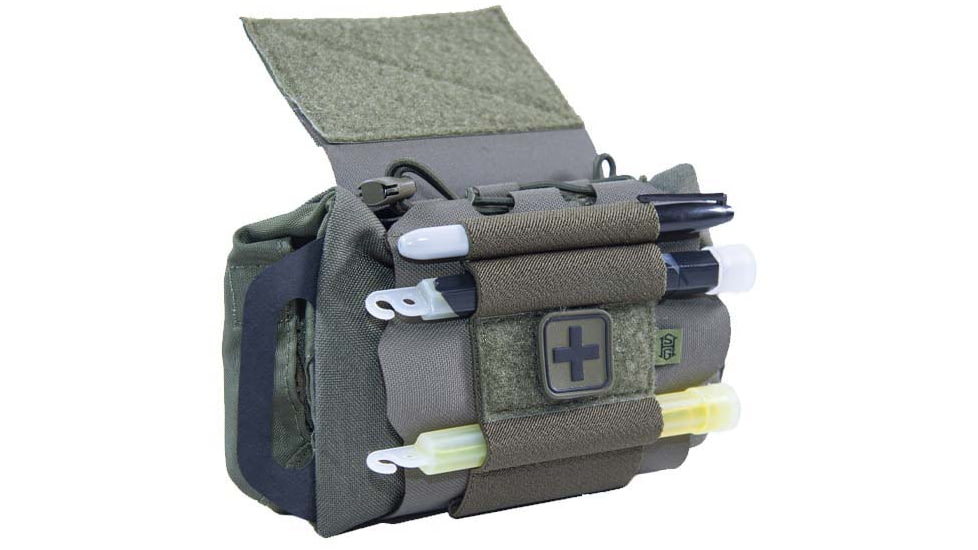 High Speed Gear Reflex Hanger Medical Pouch System, Olive Drab, 12RHX0OD