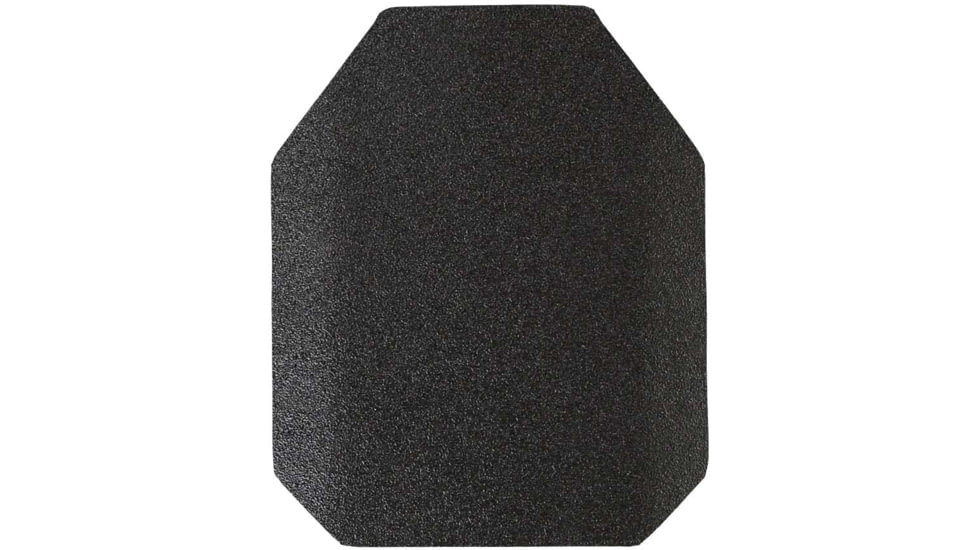 HighCom Armor Guardian AR1000 Armor Plate, Shooters Cut, Level III+, Black, 10x12in, AR1000-SC-SC-1012-20M