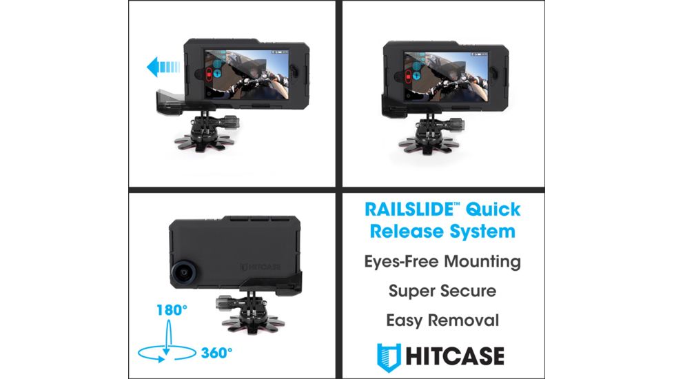 Hitcase StickR Base, Black, 6in x 8.27in x 0.47in HC22200