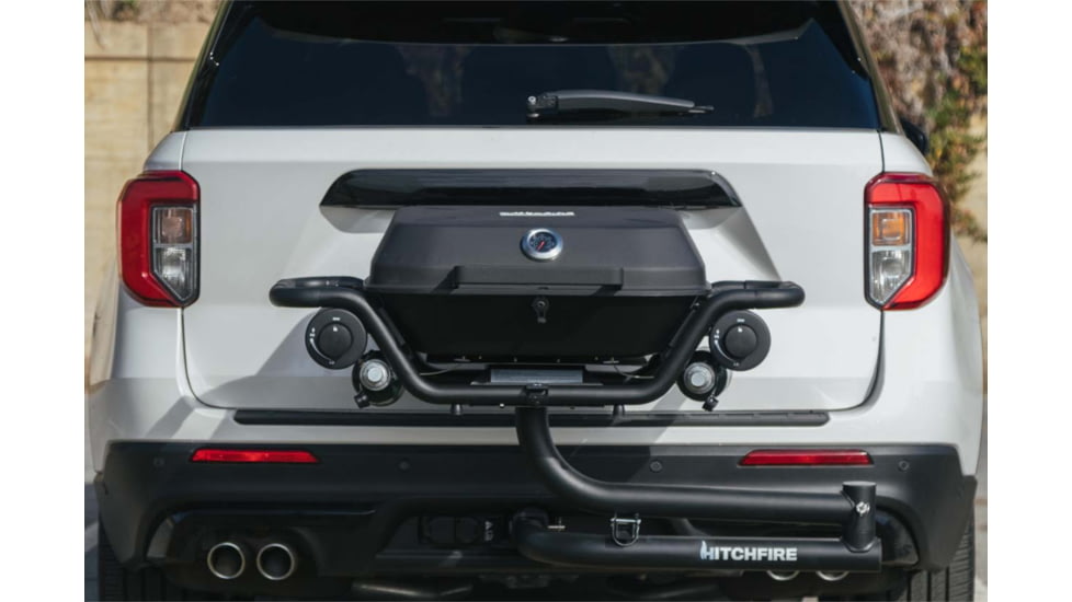 HitchFire F-20 Propane Driver Side Gas Grill, Black, Large, HFG01F2001DRS