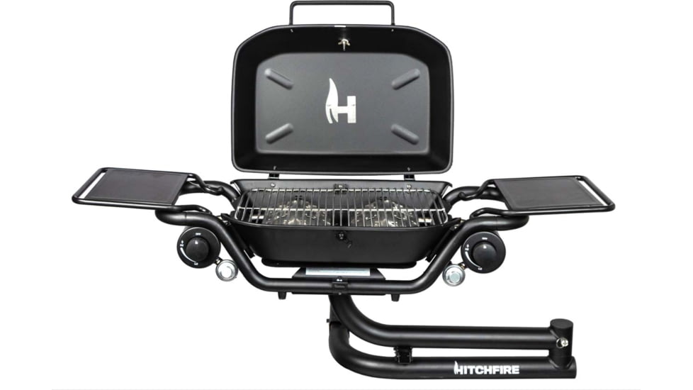 HitchFire F-20 Propane Driver Side Gas Grill, Black, Large, HFG01F2001DRS
