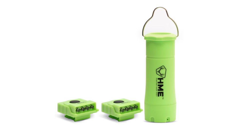 HME Products Apollo 120 Lumen Lantern/Flashlight w/White LED, 3 x AAA, Green, HME-LF200G-2HC