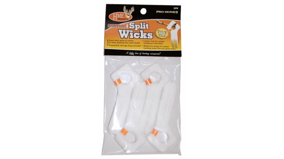 HME Products Reflective Split Wick, Pack of 4, HME-RSW