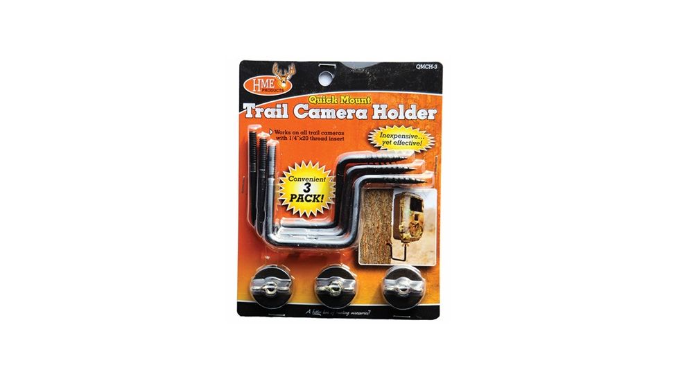 HME Products Trail Camera Holder- Quick Mount, Pack of 3, HME-QMCH-3