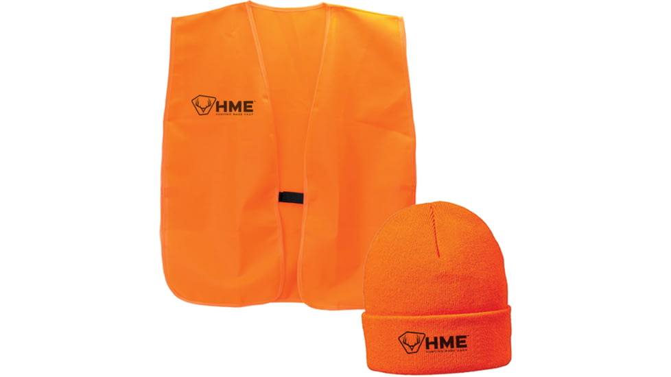 HME Vest &amp; Beanie, Orange, HME-VESTKC-OR