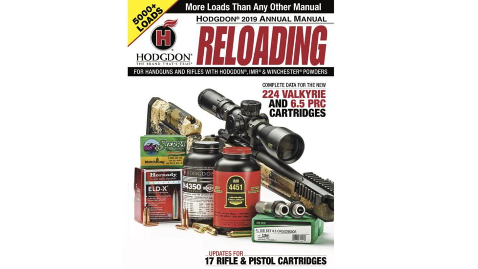 Hodgdon Powder Annual Reloading Data Manual 2019, AM19