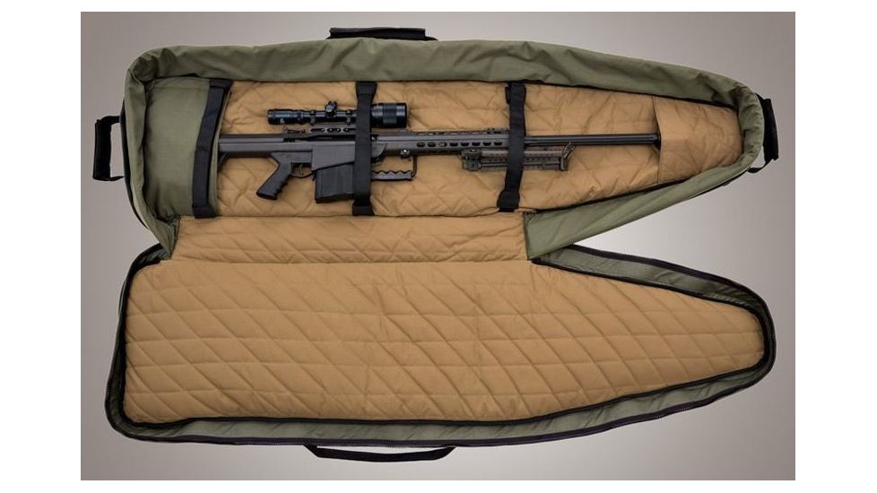 HOGUE Gear 50 Cal BFG Bag w/ Front Pocket and Handles, OD Green 16in. Tall 64in. Long 59551