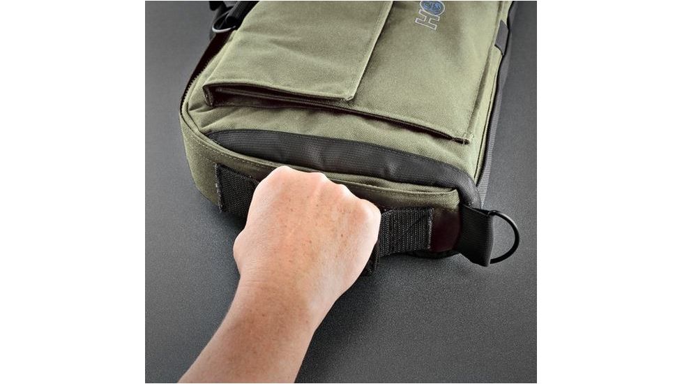 HOGUE Gear Small Single Rifle Bag w/ Front Pocket and Handles, OD Green 10in. Tall 34in. Long 59331