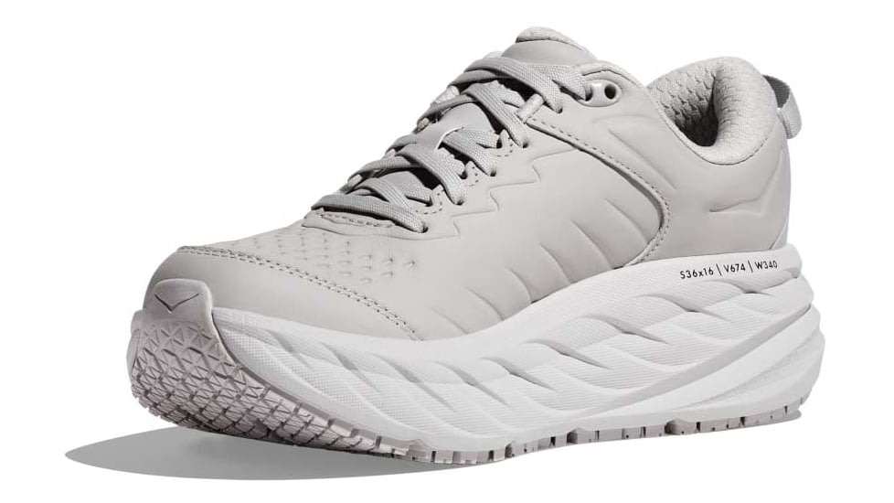 Hoka Bondi SR Shoes - Womens, Harbor Mist/Lunar Rock, 6.5, 1110521-HMLR-06.5