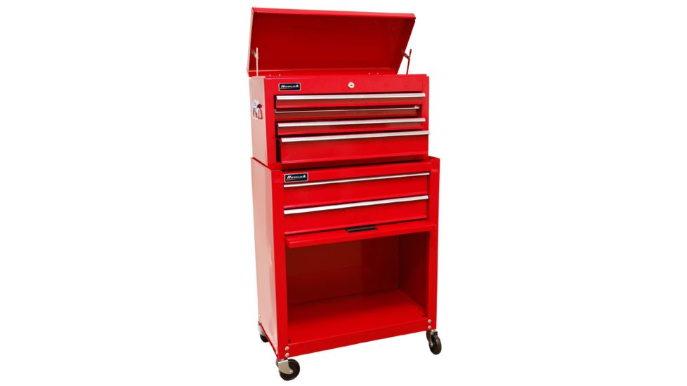 Homak 24in Homeowners Cabinet, Red RD07062400