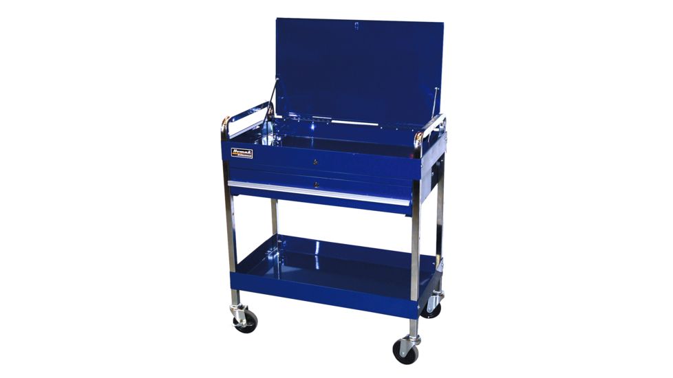 Homak 32in Professional 1 Drawer Service Cart - Blue BL05500190
