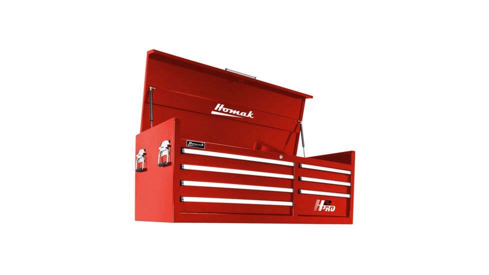 Homak 56in H2Pro Series-7 Drawer Top Chest, Red, Large RD02056071