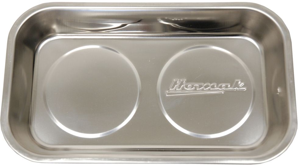 Homak 9in Rectangular Stainless Steel Magnetic Tray HA01009000