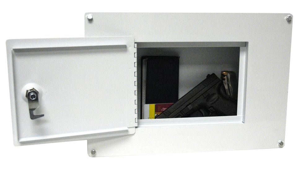 Homak Between Studs Wall Safe mounted