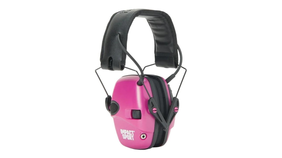 Honeywell EARMUFF IMPACT SPORT PINK W/Y YOUTH/ADULT SMALL, R-02533
