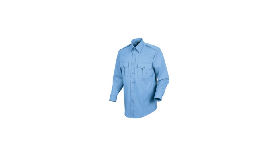 Horace Small New Dimension Stretch Poplin Shirt , Light Blue, 17536 HS111417536