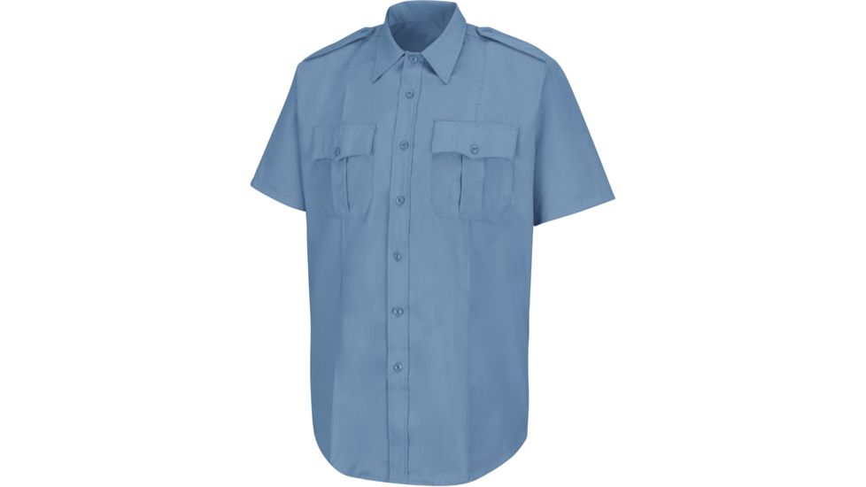Horace Small New Dimension Stretch Poplin Shirt , Light Blue, SS205 HS1210SS205