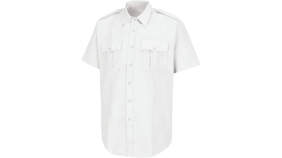 Horace Small New Dimension Stretch Poplin Shirt , White, SS205 HS1212SS205