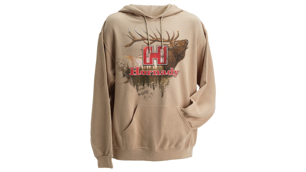Hornady Elk Hoodie - Mens 2Xl Tan/Khaki, 1899612XXL5997