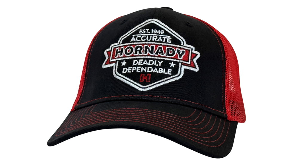 Hornady Banner Patch Hat - Men's, One Size, Black, 30200