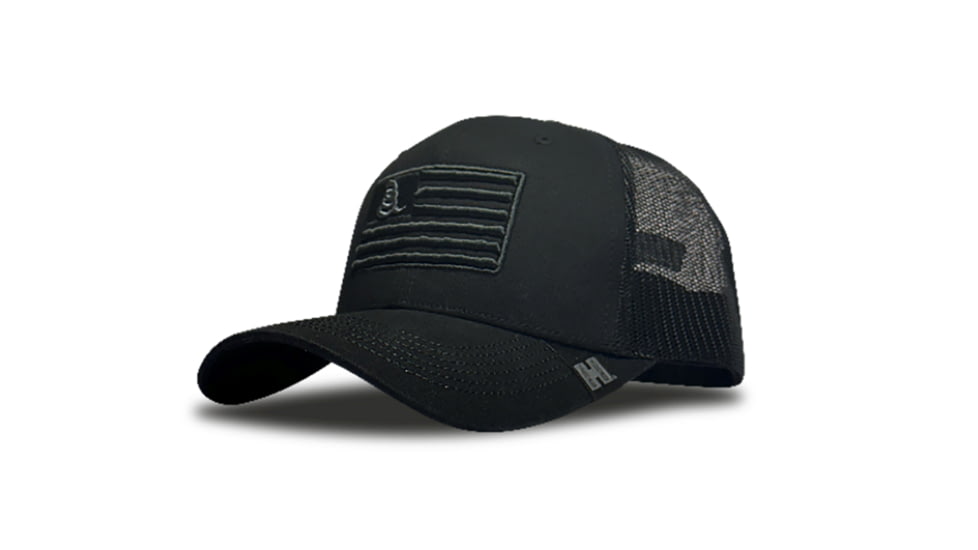 Hornady Gear Trucker - Men's Black Gadsden Flag, 33290