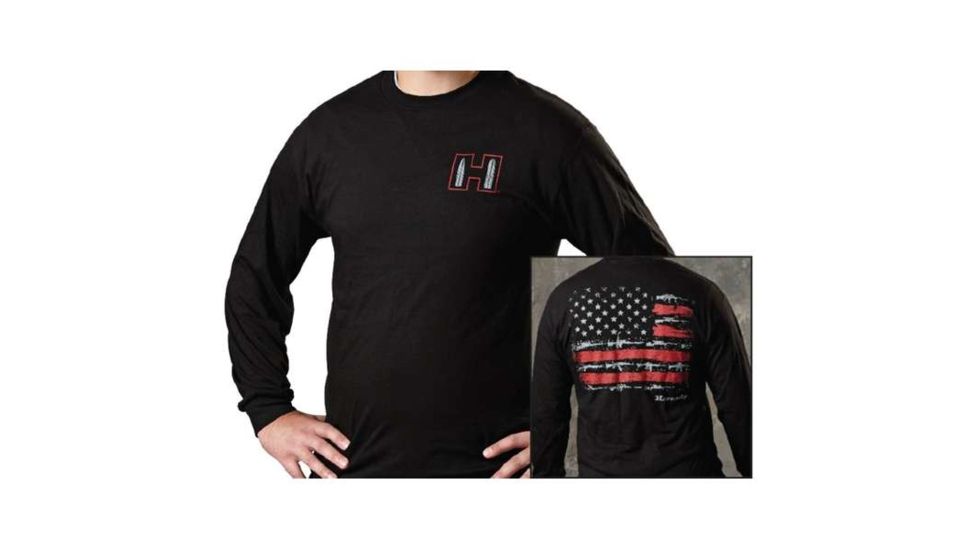 Hornady Long Sleeve Shirt - Mens, Black, 2XL, 99772XXL