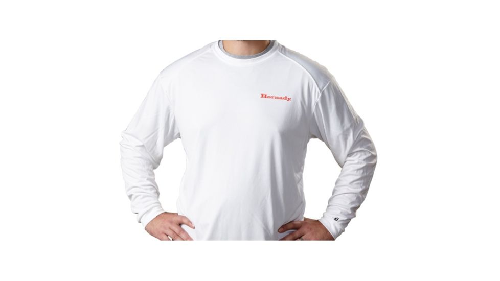 Hornady Performance Long Sleeve Shirt - Men's, White, 2XL 99760XXL