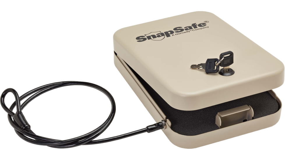 Hornady SnapSafe Lock Box Key Entry, XL, Flat Dark Earth, Steel, 752102325