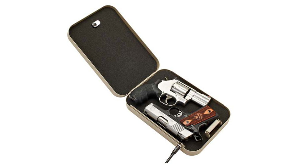 Hornady SnapSafe Lock Box Key Entry, XL, Flat Dark Earth, Steel, 752102325