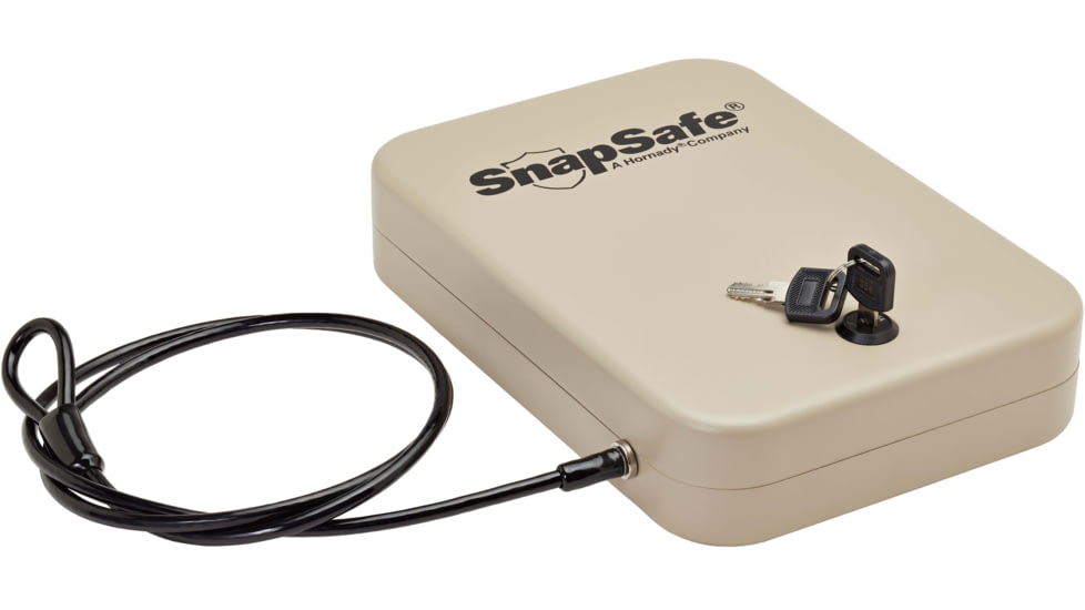 Hornady SnapSafe Lock Box With Key Lock, Extra Large, FDE, 752102325