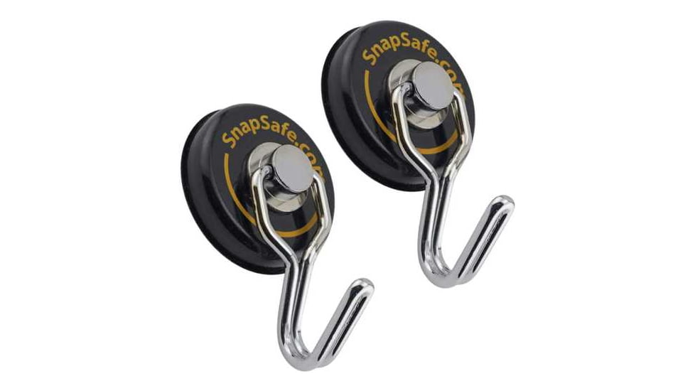 Hornady Snapsafe Magnetic Hooks - Round, 2 Pk, Black, 75914