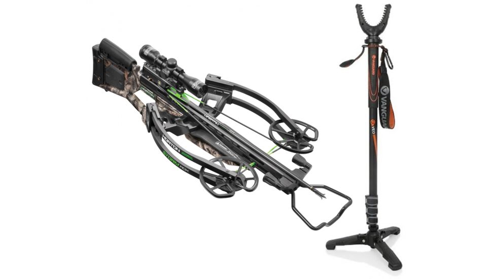 Horton Archery Storm RDX Premium Crossbow Package w/3x Pro-View 2 Scope,Dedd Sled 50,165lb Draw Weight, Mossy Oak Treestand Camo, NH15001-7520