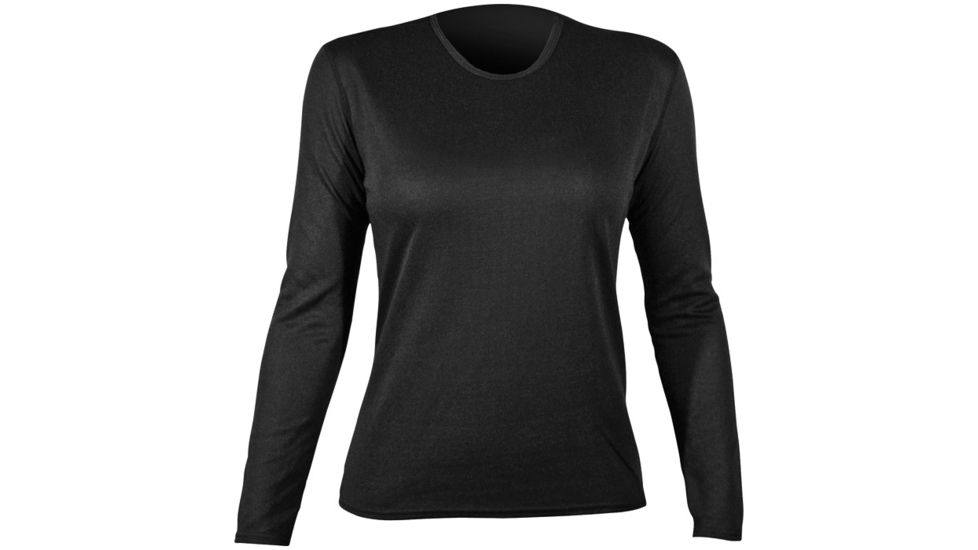 Hot Chillys Bi-ply Crew Wmns Blk-sm PB3070 SM BLK