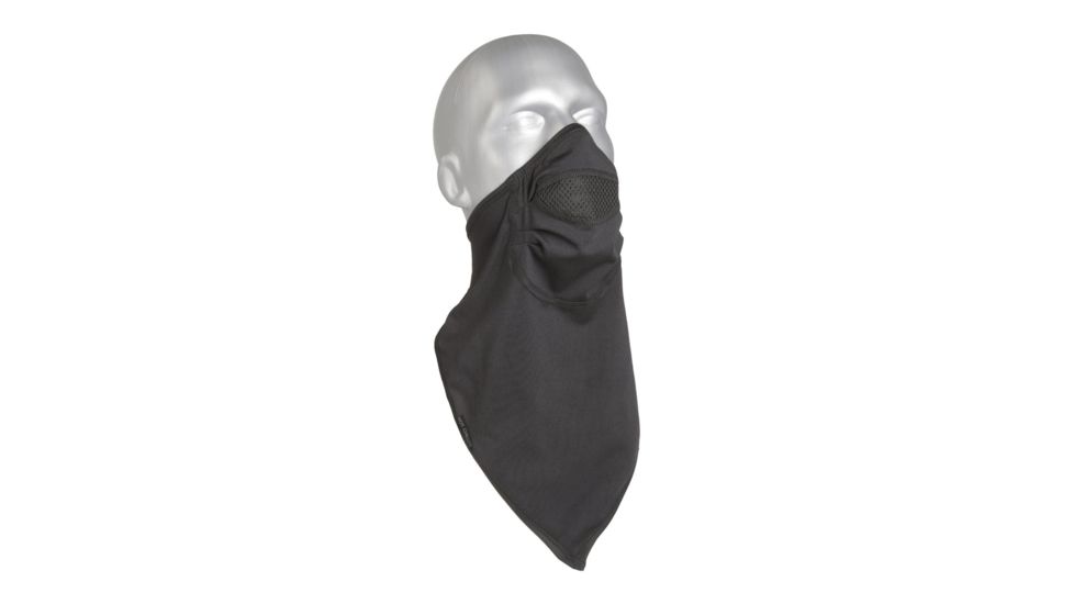 Hot Chillys Micro Elite Chamois Bandana with Mask, Black, S/M HC6124-Black-S/M
