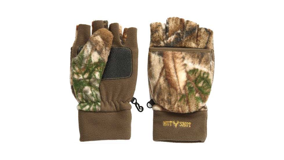 Hot Shot Youth Pop-top Mitten Bulls-eye Insul Rtedg Sm/med