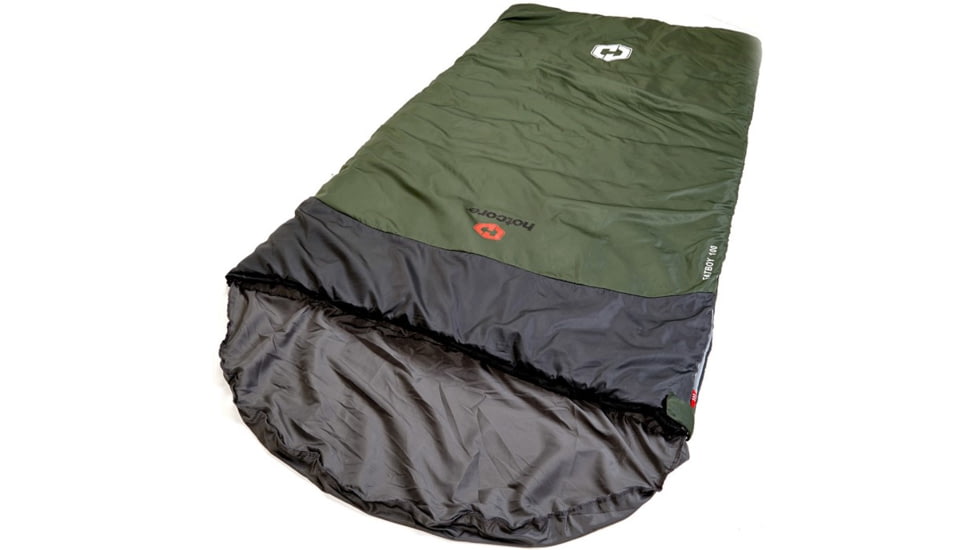 Hotcore Fatboy 100 Rectangular Sleeping Bag, Forest Green, 93in x 42in, Fatboy 100