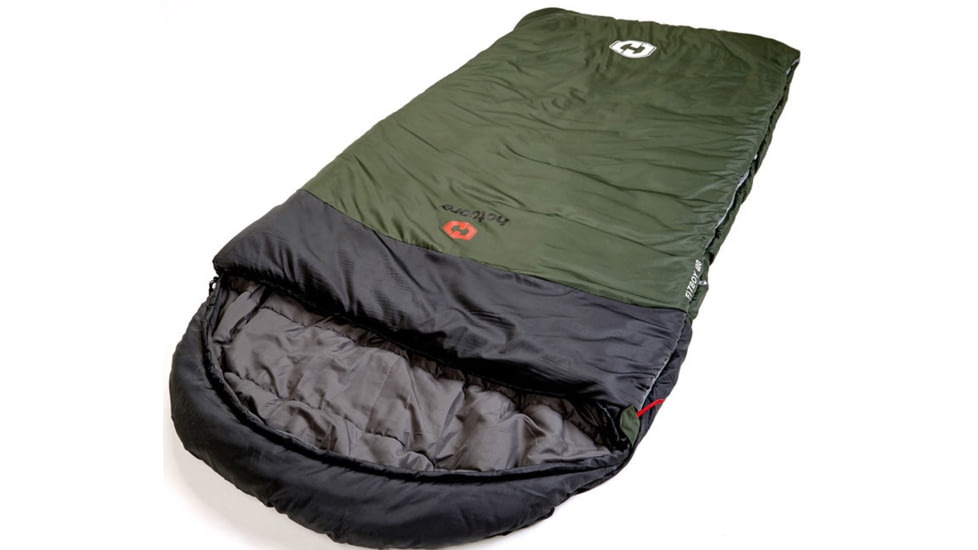 Hotcore Fatboy 400 Rectangular Sleeping Bag, Forest Green, 93in x 42in, Fatboy 400